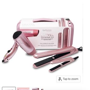 CORTEX BEAUTY Travel Blowout Kit - Mini Travel Dryer & Flat Iron Set